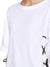 CASUAL HALF SLEEVE SOLID WHITE TOP