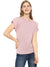 Women Stylish Solid Short Sleeve Casual Top