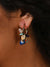 Sohi Multicoloured Contemporary Hoop Earrings