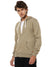 Men Zipper Solid Full Sleeve Stylish Casual Hooded Sweatshirt