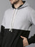 Men Colorblocked Full Sleeve Stylish Casual Hooded Sweatshirt
