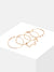 Pack Of 4 Gold Plated Designer Bracelet