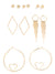 Pack Of 3 Designer Aesthetic Earrings