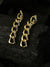 Gold-plated Pearl Choker  Earring Set