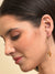 Pack Of 4 Gold Plated Pearl Beaded Hoop Earring