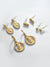 Pack Of 4 Gold Plated Hoop Earring