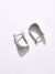 Sohi Silver-toned Contemporary Studs Earrings