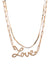 Pack Of 2 Gold Plated Love Printed Necklace