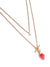 Sohi Women Red Gold-plated Pack Of 2 Pendant