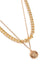 Gold Plated Set Of 3 Designer Chains
