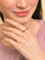 Sohi Gold-plated  Design Detailed Finger Ring