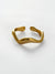 Sohi Gold-plated  Design Detailed Finger Ring