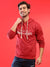 Men Stylish Printed Casual Hooded Sweatshirt