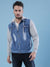 Men Colorblock Full Sleeve Stylish Casual Denim Jacket