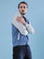 Men Colorblock Full Sleeve Stylish Casual Denim Jacket