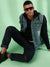 Campus Sutra Men Colorblock Full Sleeve Stylish Casual Denim Jacket