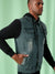 Campus Sutra Men Colorblock Full Sleeve Stylish Casual Denim Jacket