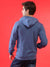 Campus Sutra Men Zipper Solid Full Sleeve Stylish Casual Hooded Sweatshirts