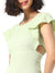 Campus Sutra Women Solid Stylish Mint Colour Casual Dress