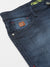 Campus Sutra Men's Classic Navy Blue Dark-Washed Regular Fit Denim Jeans