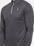 Campus Sutra Self Design Men Mandarin Collar Charcoal Sports T-Shirt