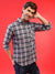 Campus Sutra Men Checkered Stylish New Trends Spread Casual Shirt