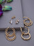 Pack Of 3 Gold Plated Trendy Earrings