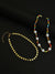Pack Of 2 Gold Plated Pearl Beaded Necklace