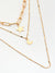 Pack Of 3 Gold Plated Star Shaped Necklace