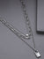 Pack Of 3 Silver Plated Trendy Zirconia Chain