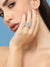Silver Plated Designer Stone Party Ring For Women