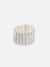 Silver Plated Designer Stone Party Ring For Women