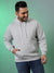 Instafab Plus Men Solid Stylish Full Sleeve Hooded Casual Sweatshirts