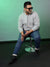 Instafab Plus Men Solid Stylish Full Sleeve Hooded Casual Sweatshirts