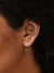 Sohi Gold-toned Contemporary Ear Cuff Earrings