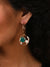 Sohi Gold-toned Contemporary Hoop Earrings