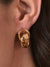Sohi Gold-toned Contemporary Studs Earrings