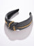 Sohi Women Grey  Gold-toned Hair Band With Chain Detail