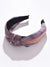 Sohi Women Brown  Blue Printed Knotted Hair Band