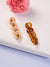 Sohi Women Brown  Peach-coloured Set Of 2 Alligator Hair Clip