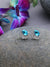 Sohi Silver-plated Blue Studded Studs